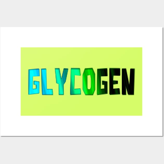 Glycogen Wall Art by stefy